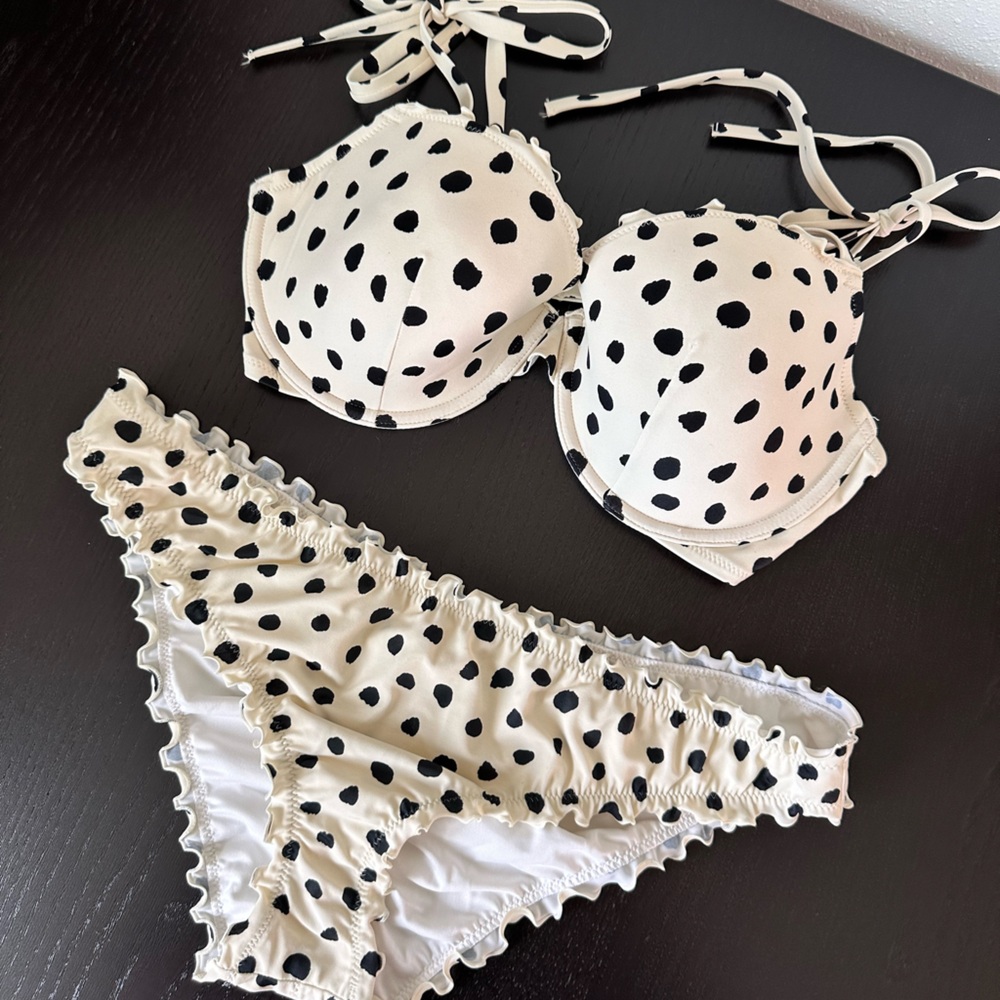 Shade & Shore Black and White Bikini